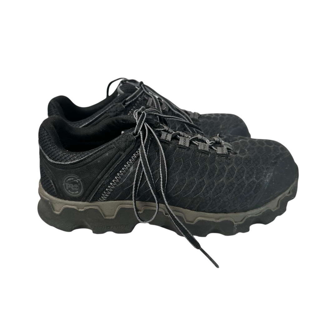 Timberland Pro-416 Alloy Toe Work Safety Shoes Womens Size 7.5M Black Workcore